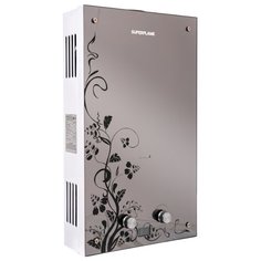 Проточный газовый водонагреватель Superflame SF0120 10L Glass, зеркальное стекло