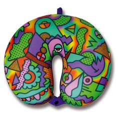 Подушка для шеи Штучки, к которым тянутся ручки Наклейка, шестеренка