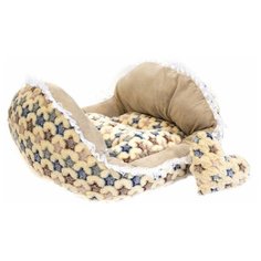Лежак для кошек Удачная покупка P0013-28 55х45х20 см бежевый