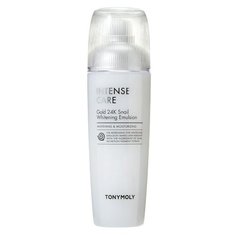 TONY MOLY Intense Care Gold 24K Snail Whitening Emulsion Отбеливающая эмульсия для лица, 130 мл