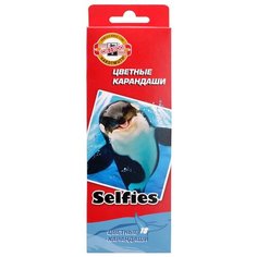 KOH-I-NOOR Карандаши цветные Selfies, 18 цветов (3553/18 SS KS)