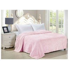 Покрывало Guten Morgen Соты фланель (жаккард), 200 х 220 см (14-3207) лаванда