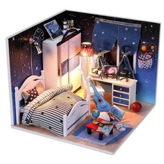 Dolemikki кукольный домик ZQW04, синий/белый