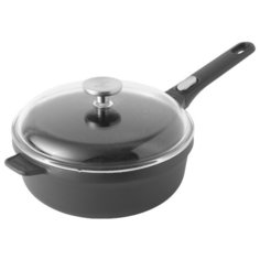 Сотейник BergHOFF Gem 2307303 24 см, с крышкой, черный
