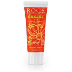 Зубная паста R.O.C.S. Junior Фруктовая радуга 6-12 лет, 74 г