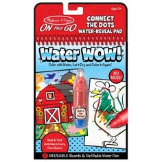 Melissa & Doug Водная раскраска Water Wow! Соедини точки (9485)