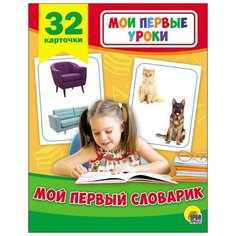 Развивающие карточки. Мои первые уроки. Мой первый словарик Проф Пресс