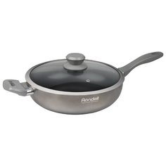 Сотейник Rondell Lumiere RDA-596 26 см, с крышкой, серый