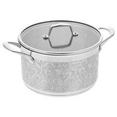 Кастрюля Rondell Fancy 5,5 л, серебристый
