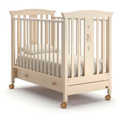 Кроватка Nuovita Fasto (колесо) (качалка) слоновая кость
