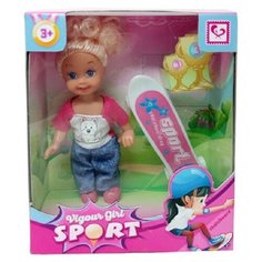 Кукла Tongde со скейтбордом, K091507