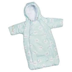 Комбинезон-конверт Сонный Гномик Звездочки 945 размер 62, мятный