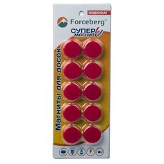 Магниты для доски Forceberg 9-3612-010 красный