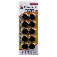 Магниты для доски Forceberg 9-3612-010 черный