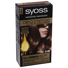 Syoss Oleo Intense Стойкая краска для волос, 6-80 Золотистый русый