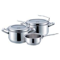 Набор посуды GIPFEL MASTER 8595 5 пр. серебристый