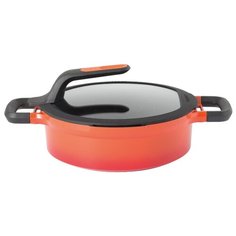Сотейник BergHOFF Gem 2307406 24 см, с крышкой, оранжевый