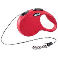 Поводок-рулетка Flexi New Classic XS красный