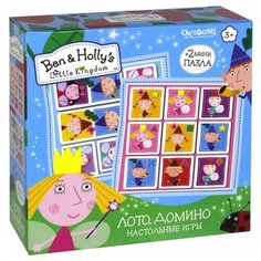 Набор настольных игр Origami Ben & Holly. Лото+ Домино
