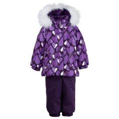 Комплект с полукомбинезоном KERRY размер 86, 3600 фиолетовый