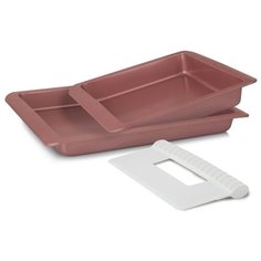 Набор посуды для запекания Rondell Rose Shade RDF-933, 2 шт. пепел розы