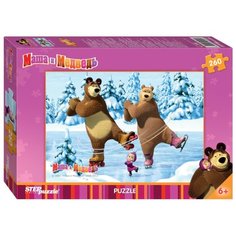 Пазл Step puzzle Анимаккорд Маша и Медведь (95022), 260 дет.