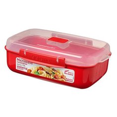 Sistema Контейнер прямоугольный Microwave 1114 красный