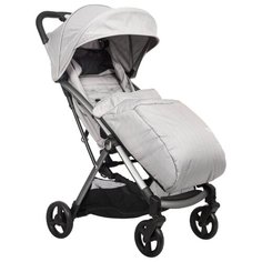 Прогулочная коляска Oyster Atom (с накидкой) pure silver
