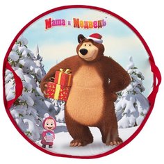 Ледянка 1 TOY Маша и Медведь (Т14008) белый/коричневый/красный