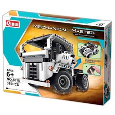 Электромеханический конструктор QiHui Mechanical Master 8018 Стальные тягачи 2 в 1