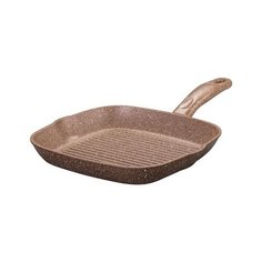 Сковорода-гриль Dariis Гранит ГРВВ-24 24х24 см, коричневый