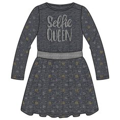 Платье Sweet Berry размер 104, серый меланж