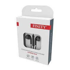 Наушники Finity SF-005 черный/серебро