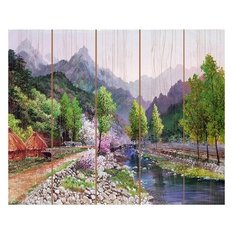 Molly Картина по номерам "Весна в горах" 40х50 см (GXT4589)