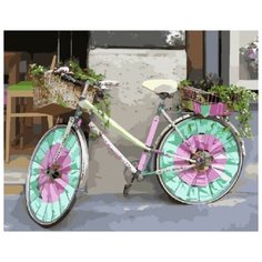 Color Kit Картина по номерам "Цветной велосипед" 40х50 см (CG721)