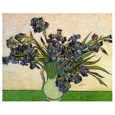 Molly Картина по номерам "Ирисы в вазе" 40х50 см (KH0150)