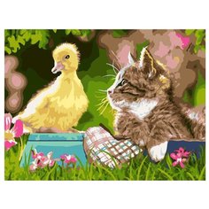 Color Kit Картина по номерам "Нежная дружба" 30х40 см (CE125)