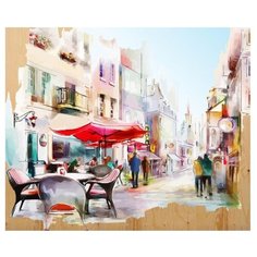 Color Kit Картина по номерам "Уютная улочка" 40х50 см (DER003)