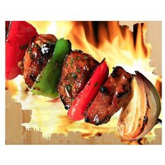 Color Kit Картина по номерам "Сочный шашлык" 40х50 см (DER019)