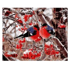 Molly Картина по номерам "Снегири" 40х50 см (GXT8859)