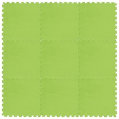 Коврик-пазл Meitoku мозаика из микрофибры 30x30 9 деталей