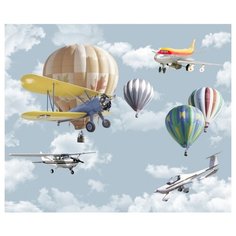 Фотообои флизелиновые детские Design Studio 3D Воздушная фантазия 3х2.5м разноцветный
