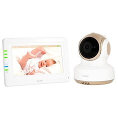 Видеоняня Ramili Baby RV1000 белый/бежевый