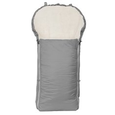 Конверт-мешок Чудо-Чадо меховой Классика 92 см серый