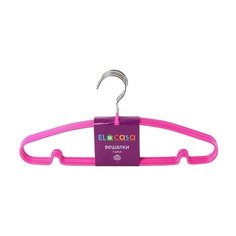 Вешалка EL CASA Набор c антискользящим покрытием 150070 фуксия
