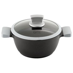 Кастрюля GIPFEL MAYER 5,4 л, черный/серый