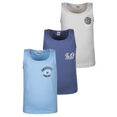 Майка BAYKAR размер 86/92, голубой/синий/серый