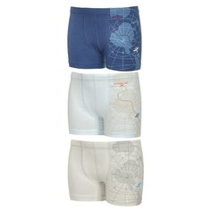 Трусы BAYKAR размер 86/92, бежевый/светло-голубой/синий