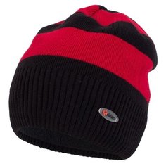 Шапка Fishka размер 54, черный/красный