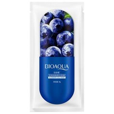 BioAqua Ночная маска для лица с экстрактом черники Blueberry Jelly, 8 г